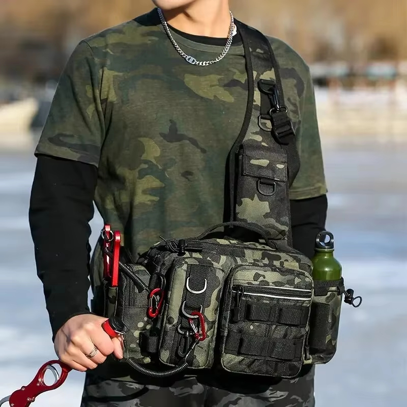 Fishing Equipment Bag - Tas Selempang Pinggang Taktis Outdoor untuk
