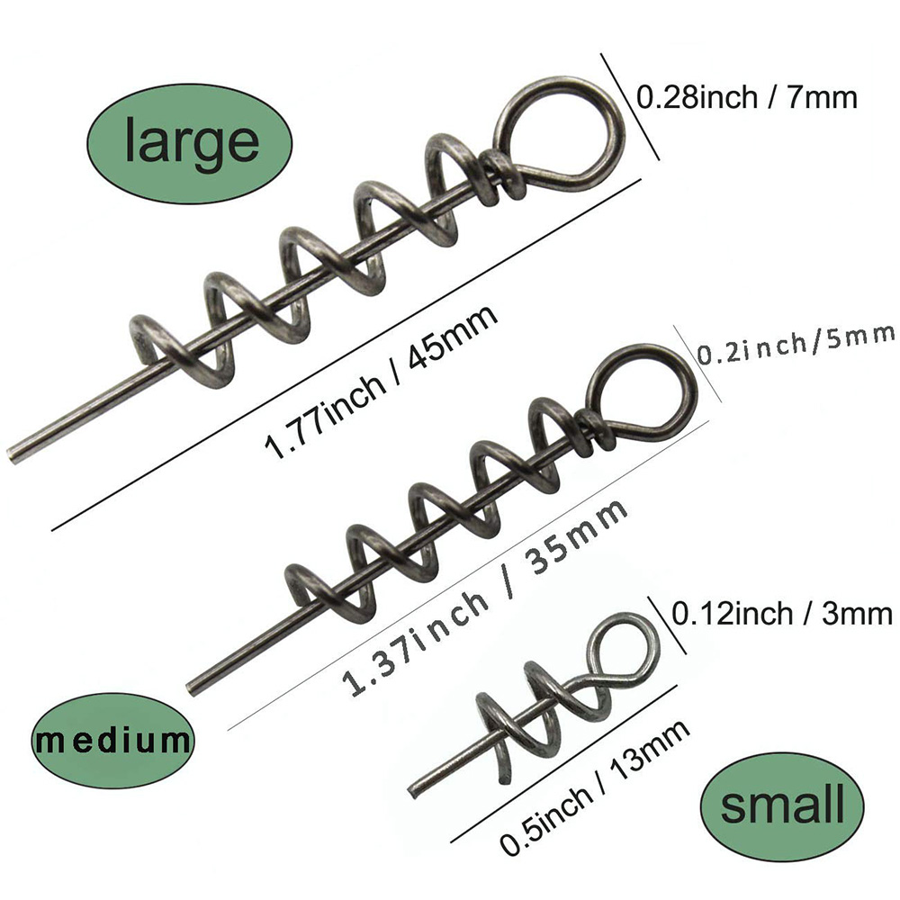 30pcs Stainless Steel Spring L - Fishing Equipment Cheap ulasan dan harga