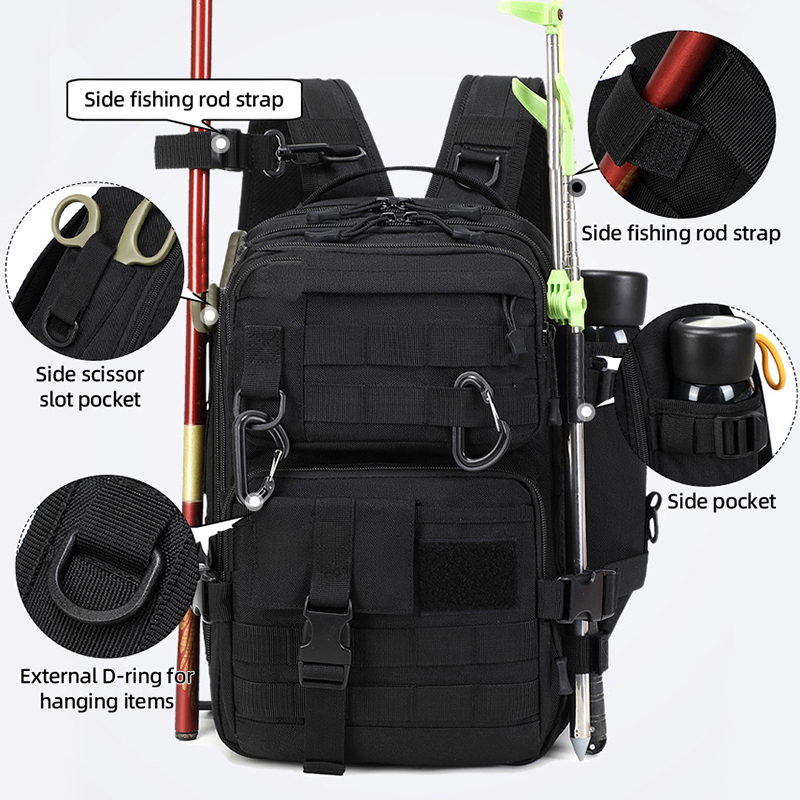 Tas Ransel Taktis Camping Trav - Fishing Equipment Bag ulasan dan harga