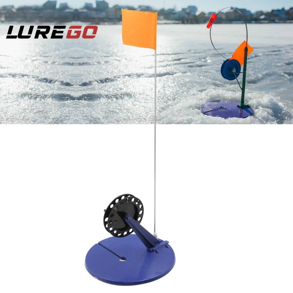 1PC Platform Memancing Es Otom - Ice Fishing Tip Up ulasan dan harga